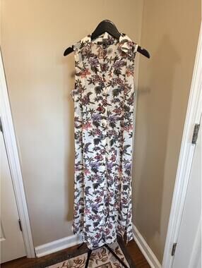 always indigo maxi dress Always Indigo Floral Dress From The Hanger